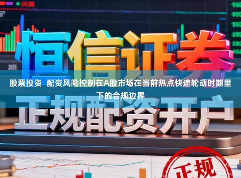 股票投资  配资风险控制在A股市场在当前热点快速轮动时期里下的合规边界